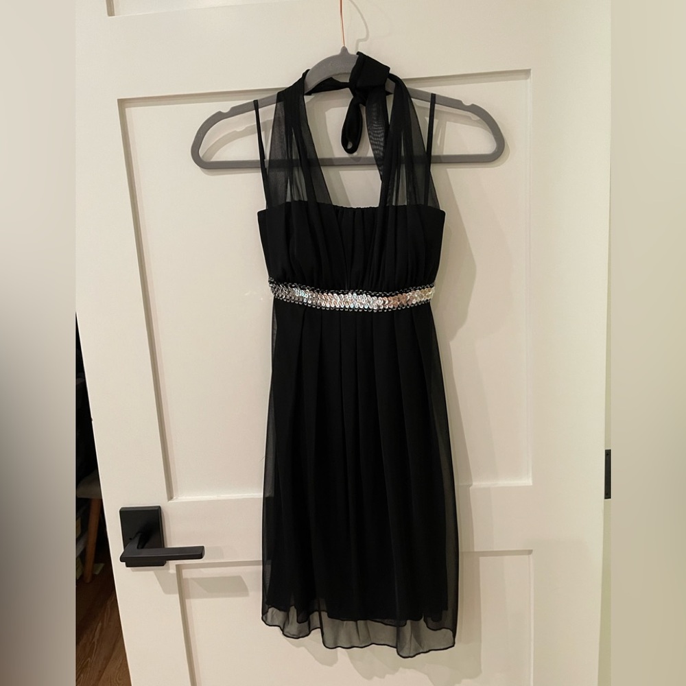 Beautiful Black Mini Dress - NWOT - Small - Picture 1 of 8